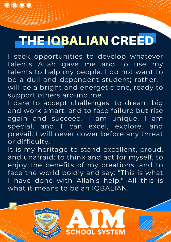 The Iqbalian Creed